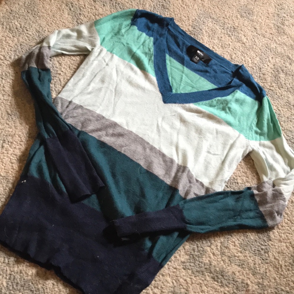 Colorblock sweater